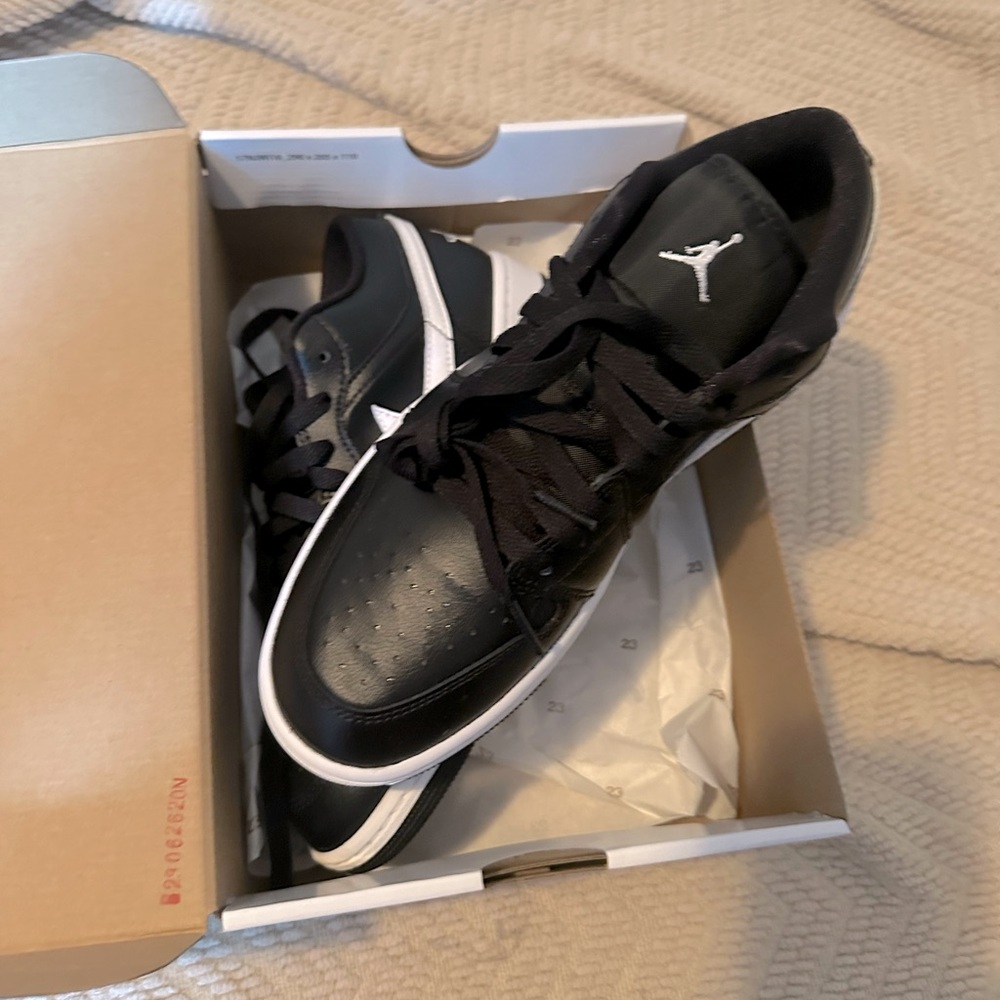 black with white never worn